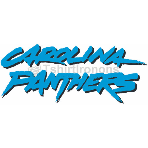 Carolina Panthers T-shirts Iron On Transfers N445